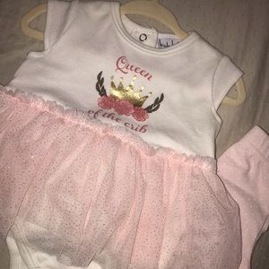 3pc nicole miller tutu outfit w pants